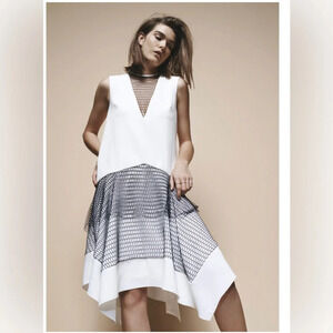 Camilla & Marc white midi dress